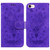 For iPhone SE 2022 / SE 2020 / 8 / 7 Butterfly Rose Embossed Leather Phone Case(Purple)