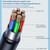 USAMS US-SJ566 Type-C / USB-C to 8 Pin PD 20W Fast Charing Data Cable with Light, Length: 1.2m(Green)