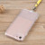 For iPhone SE 2022 / SE 2020 / 8 / 7 Lanyard Transparent TPU Phone Case(Yellow)