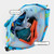 Wet And Dry Separation Waterproof Drawstring Shoulder Beach Swimming Bag For Children Gray S