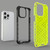 For iPhone 14 Plus Shockproof Honeycomb PC + TPU Phone Case  (White)