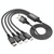 hoco X76 4 in 1 2A Dual 8 Pin + USB-C / Type-C + Micro USB Super Charging Cable,Length: 1m(Black)