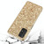 For Samsung Galaxy M23/F23 Glitter Powder Shockproof TPU Phone Case(Gold)