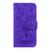 For Tecno Pop 5P Butterfly Rose Embossed Leather Phone Case(Purple)