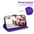 For Tecno Pop 5P Butterfly Rose Embossed Leather Phone Case(Purple)