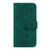 For Tecno Spark 7 Butterfly Rose Embossed Leather Phone Case(Green)