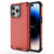 For iPhone 14 Pro Shockproof Honeycomb PC + TPU Phone Case (Red)