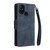 For OnePlus Nord N10 5G Rivet Buckle 9 Cards Three Fold Leather Phone Case(Blue)