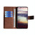 For Motorola Moto G22 Skin Feel Crocodile Magnetic Clasp Leather Phone Case(Brown)