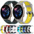 For Amazfit GTR 3 22mm Vertical Pattern Two-Color Silicone Watch Band(Pink+White)