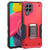 For Samsung Galaxy M53 5G Ring Holder Non-slip Armor Phone Case(Red)