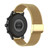 22mm Milan Metal Steel Mesh One Buckle Watch Band For Huawei GT3 Pro 46mm(Gold)