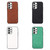 For Samsung Galaxy A13 4G FaletteTexture PU+TPU+PC Shockproof Phone Case(White)