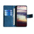 For OPPO Realme GT Neo3 Skin Feel Crocodile Magnetic Clasp Leather Phone Case(Blue)