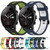 For Amazfit 3 22mm Vertical Pattern Two-Color Silicone Watch Band(White+Black)