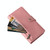 For OnePlus Nord N10 5G Rivet Buckle 9 Cards Three Fold Leather Phone Case(Rose Gold)