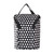 Travel Diaper Storage Bag Hang Baby Stroller Thermal Insulation Bottle Bag(Black Circle)