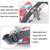 Travel Diaper Storage Bag Hang Baby Stroller Thermal Insulation Bottle Bag(Black Circle)