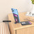 For IPhone 15 AhaStyle PT133-H Phone Magnetic Card Holder Stand Organizer Card Case(Dark Blue)