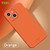 For iPhone 14 MOFI Qin Series Skin Feel All-inclusive PC Phone Case(Orange)