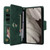 For Google Pixel 8 Rivet Buckle 9 Cards Three Fold Leather Phone Case(Green)