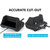 For DJI Air 3 / RC 2 Sunnylife Remote Control Shockproof Anti-scratch Silicone Case with Hood(Grey)
