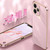 For Xiaomi Redmi Note 12R XINLI Straight Edge 6D Electroplate TPU Phone Case(Cherry Purple)