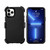 For iPhone 14 3 in 1 PC + TPU Sliding Sleeve Phone Case(Black)