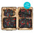 4pcs/set Black Travel Waterproof Portable Compression Storage Bag Set