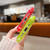 For iPhone 15 Pro Max Dreamland 3 in 1 Solid Color Transparent Frame PC + TPU Phone Case(Red)