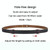 Dress Waist Belt Accessories Women Waist-Closing No-Hole Belt(Black)