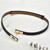 Dress Waist Belt Accessories Women Waist-Closing No-Hole Belt(Black)