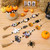 Halloween Home Party Bead Hanging Tag Holiday Scene Decoration Props(Ghost)