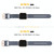 For Apple Watch SE 2023 40mm Pin Buckle Silicone Watch Band(Blue Grey)