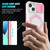 For iPhone 13 Sliding Camshield Magsafe Holder TPU Hybrid PC Phone Case(Pink White)