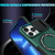 For iPhone 13 Pro Max Sliding Camshield Magsafe Holder TPU Hybrid PC Phone Case(Deep Green)