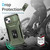 For iPhone 15 Sliding Camshield Holder Phone Case(Alpine Green)