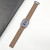 For Apple Watch Ultra 2 49mm Reverse Buckle Magnetic Silicone Watch Band(Black Buckle Coffee)