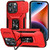 For iPhone 15 Pro Max Sliding Camshield Holder Phone Case(Red)