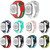 For Apple Watch SE 2023 40mm Double Color Silicone Watch Band(Black+Grey)