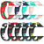 For Apple Watch SE 2023 40mm Double Color Silicone Watch Band(Black+Grey)