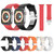 Metal Butterfly Buckle Silicone Watch Band For Apple Watch Ultra 2 49mm(Starlight Color)
