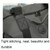 Large Capacity Waterproof Sports and Fitness Bag Outdoor Travel Luggage Bag(Black)