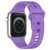 For Apple Watch Ultra 2 49mm Square Buckle Armor Style Silicone Watch Band(Purple)