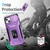For iPhone 15 Sliding Camshield Holder Phone Case(Purple)