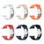 Metal Butterfly Buckle Silicone Watch Band For Apple Watch Ultra 2 49mm(Orange)