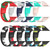 For Apple Watch SE 2023 40mm Double Color Silicone Watch Band(Black+Red)