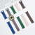 For Apple Watch SE 2023 40mm Loop Magnetic Silicone Watch Band(Grey Orange)