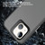 For iPhone 14 Plus Skin Feel Lens Holder Translucent Phone Case(Black)