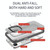 For iPhone 14 Plus Skin Feel Lens Holder Translucent Phone Case(Black)
